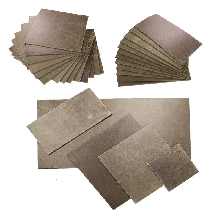 Tooling Leather Rectangles | Crafting Heavy Weight Full Grain Cowhide (2.8-3.00mm) | Crazy Tobacco - FabricLA.com