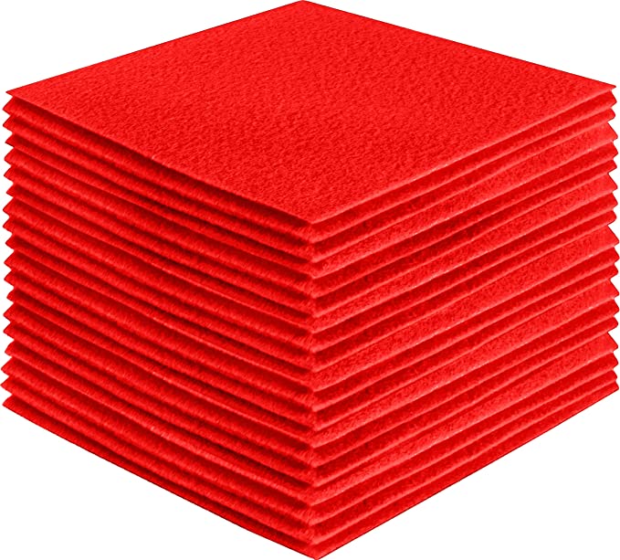 Acrylic Felt Craft Sheet Packs | Hot Orange A23 - FabricLA.com