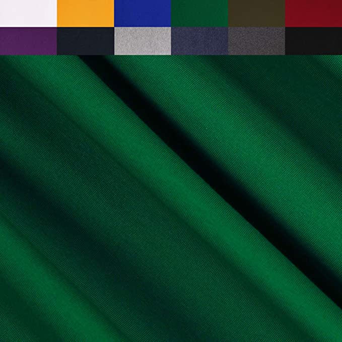 Cotton Spandex Jersey Knit Fabric 190 GSM | Kelly Green | Made in TurkeyKelly Green - FabricLA.com