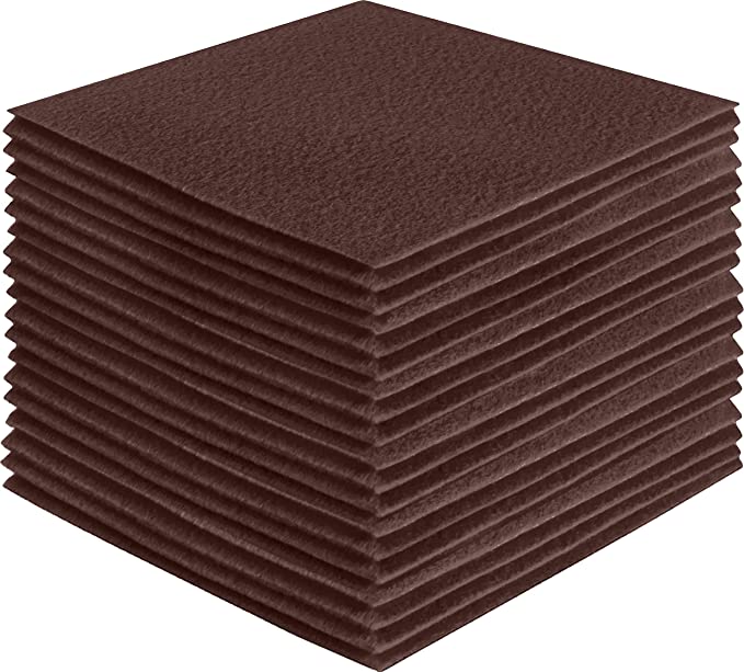 Acrylic Felt Craft Sheet Packs | Light Brown - FabricLA.com