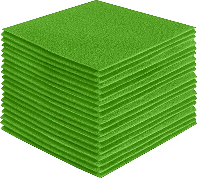 Acrylic Felt Craft Sheet Packs | Lime A18 - FabricLA.com