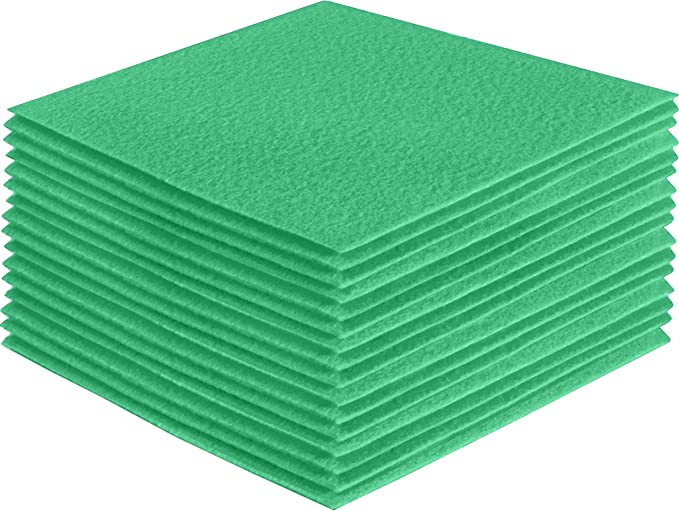 Mint Felt Squares for Spring, Wedding & Home Décor Projects