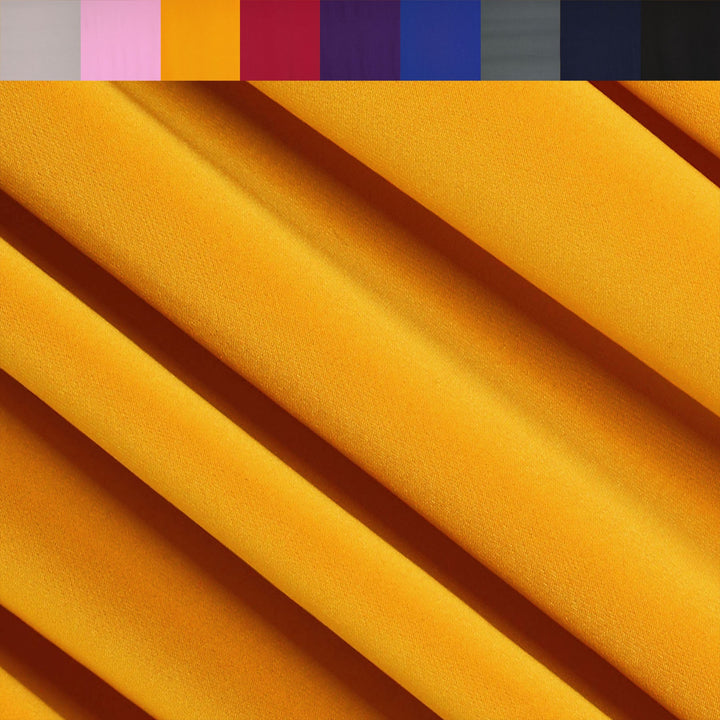 ITY Polyester Spandex Fabric | Mustard - FabricLA.com