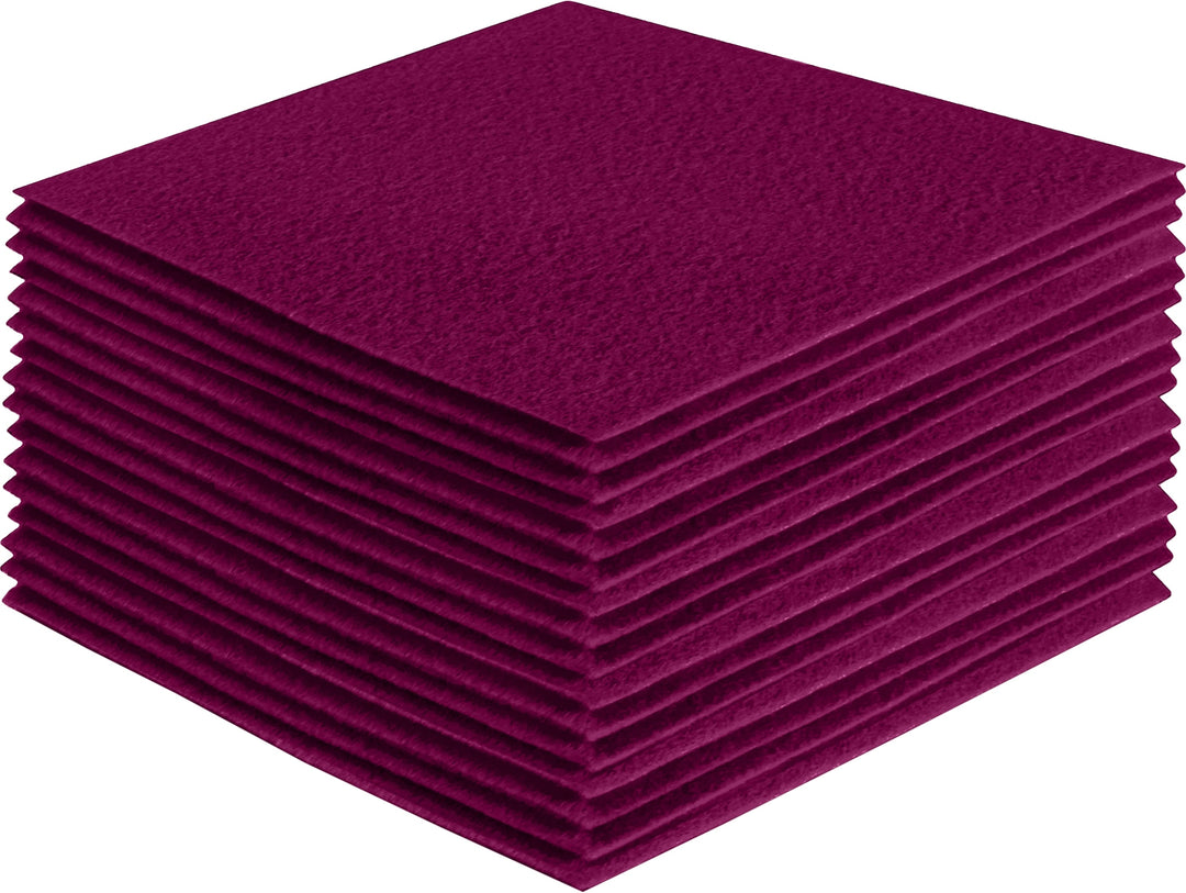 Acrylic Felt Craft Sheet Packs | Oxblood Burgundy - FabricLA.com