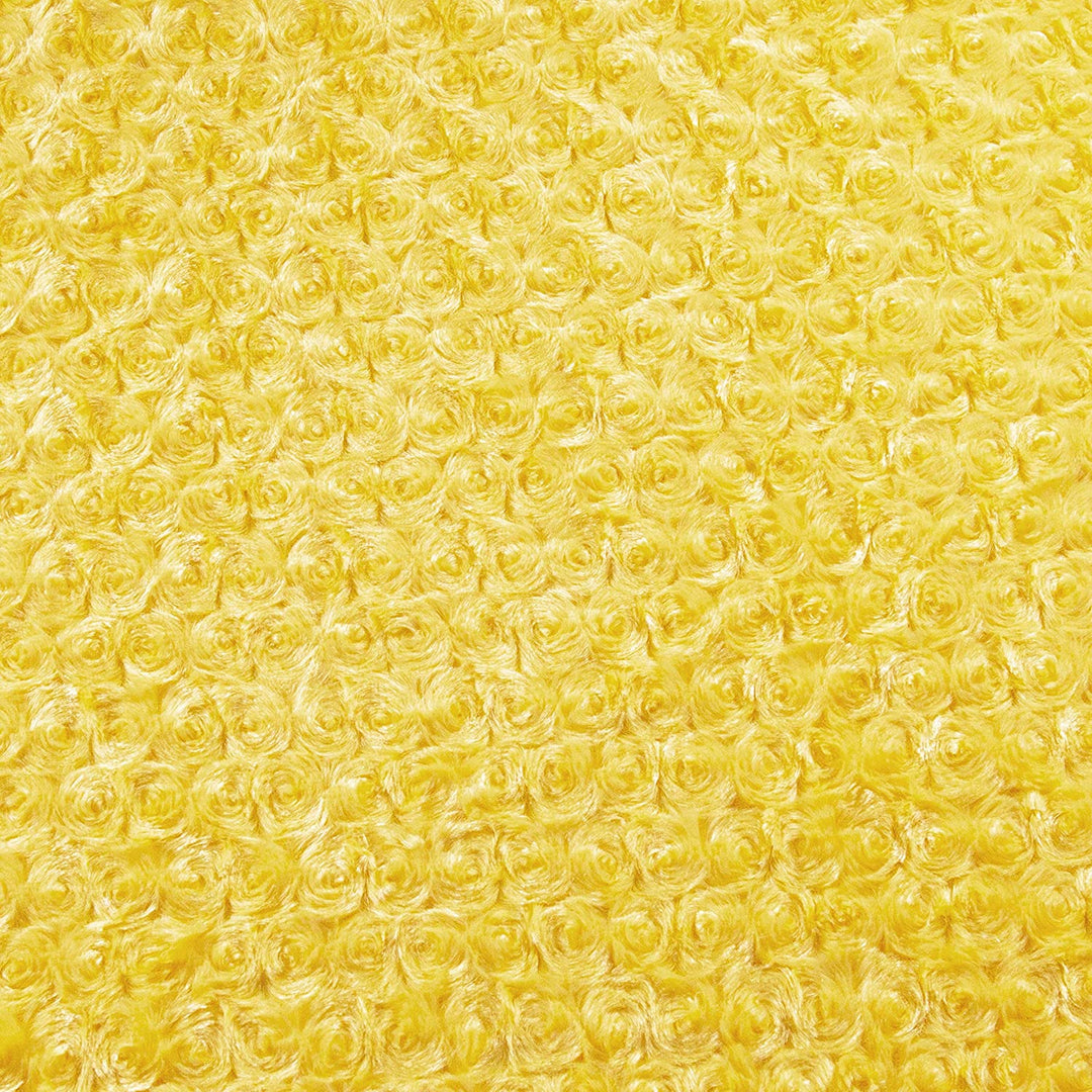 Yellow (Rose Cuddle) minky swatch